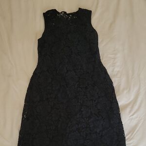 Elegant Black Lace Dress